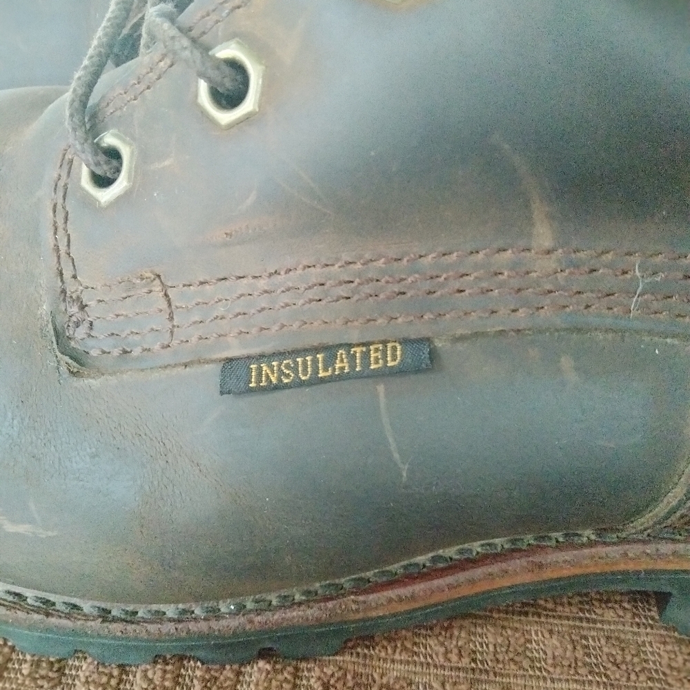 Chippewa Brown Leather Insulated Boots - Picture 4 of 10
